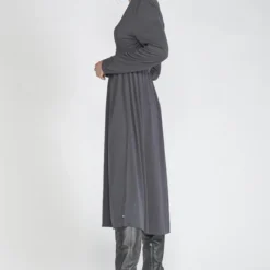 LE TEMPS DES CERISES Robe Droite Chanan - ANTHRACITE -Promos Sublisca Magasin 001023242 001 V4 T4