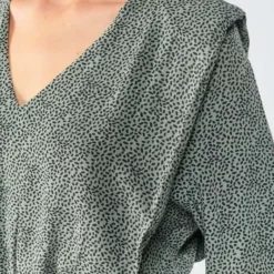 LE TEMPS DES CERISES Robe Droite Crizi - GREEN -Promos Sublisca Magasin 001023248 001 V3 T4