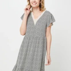 LE TEMPS DES CERISES Robe Droite Aliette - BEIGE