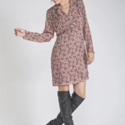 LE TEMPS DES CERISES Robe Droite Habbes - CARMINE