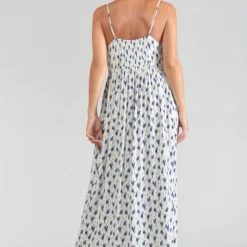 LE TEMPS DES CERISES Robe Longue Droite Evita - MIDNIGHT -Promos Sublisca Magasin 001023258 001 V2 T4