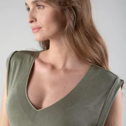 LE TEMPS DES CERISES Robe Longue Droite Nata - LIZARD -Promos Sublisca Magasin 001023260 001 V3 T4