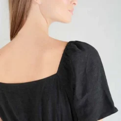 LE TEMPS DES CERISES Robe Droite Nighty - BLACK -Promos Sublisca Magasin 001023261 001 V3 T4