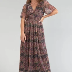 LE TEMPS DES CERISES Robe Longue Droite Amiel - DHALIA -Promos Sublisca Magasin 001023263 001 V4 T4