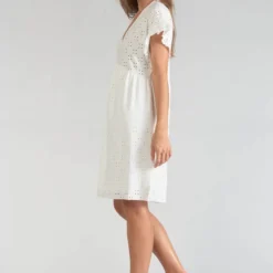 LE TEMPS DES CERISES Robe Droite Lia - WHITE -Promos Sublisca Magasin 001023267 001 V2 T4