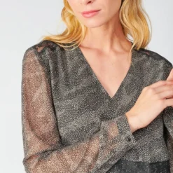 LE TEMPS DES CERISES Robe Evasée, Patineuse Rena - ZEBRA -Promos Sublisca Magasin 001023272 001 V4 T4