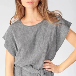 LE TEMPS DES CERISES Robe Droite Hazel - SMOKE -Promos Sublisca Magasin 001023273 001 V3 T4