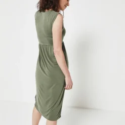 LE TEMPS DES CERISES Robe Encolure En Dentelle - Vert Kaki -Promos Sublisca Magasin 001023684 003 V4 T4