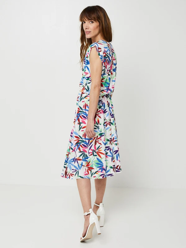 Molly Bracken Robe Imprimée Feuillage - Blanc 2 Molly Bracken Robe Imprimée Feuillage - Blanc – Image 2