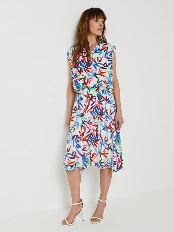 Molly Bracken Robe Imprimée Feuillage - Blanc 3 Molly Bracken Robe Imprimée Feuillage - Blanc – Image 3