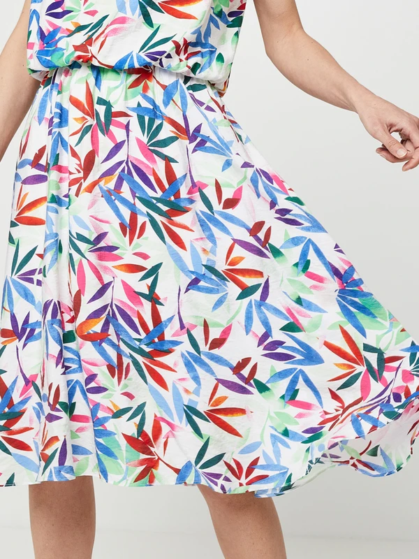 Molly Bracken Robe Imprimée Feuillage - Blanc 4 Molly Bracken Robe Imprimée Feuillage - Blanc – Image 4