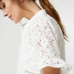 Molly Bracken Robe En Dentelle - Ecru -Promos Sublisca Magasin 001024426 001 V4 T4