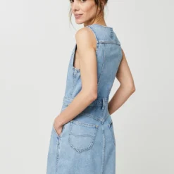 Lee Robe En Jean Coupe Cintrée - Bleu -Promos Sublisca Magasin 001024570 001 V2 T4