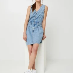 Lee Robe En Jean Coupe Cintrée - Bleu -Promos Sublisca Magasin 001024570 001 V3 T4