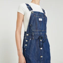 Robe Salopette En Jean - Bleu -Promos Sublisca Magasin 001024701 001 V4 T4