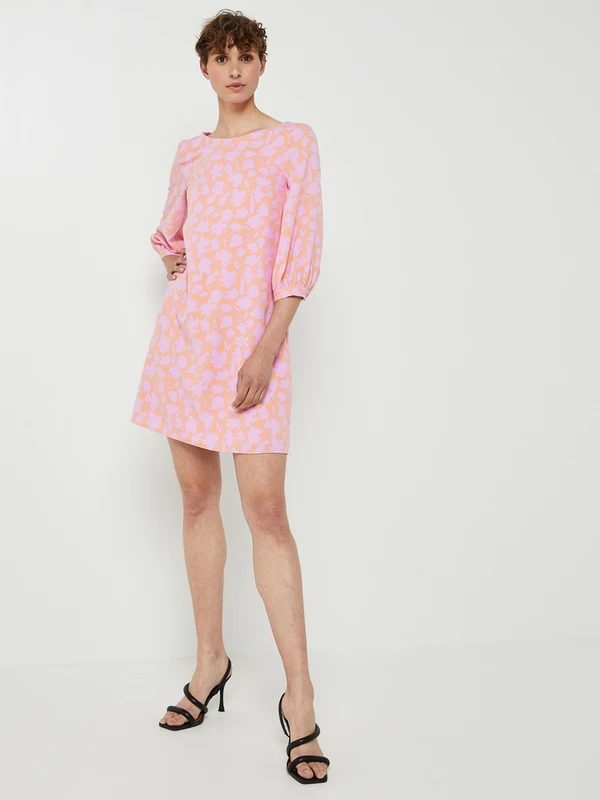 ESPRIT Robe Housse Manches 3/4 Bouffantes, Imprimé Fleuri - Lilas 3 ESPRIT Robe Housse Manches 3/4 Bouffantes, Imprimé Fleuri - Lilas – Image 3