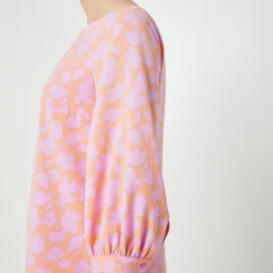 ESPRIT Robe Housse Manches 3/4 Bouffantes, Imprimé Fleuri - Lilas 7 ESPRIT Robe Housse Manches 3/4 Bouffantes, Imprimé Fleuri - Lilas -Promos Sublisca Magasin 001024705 001 V4 T4