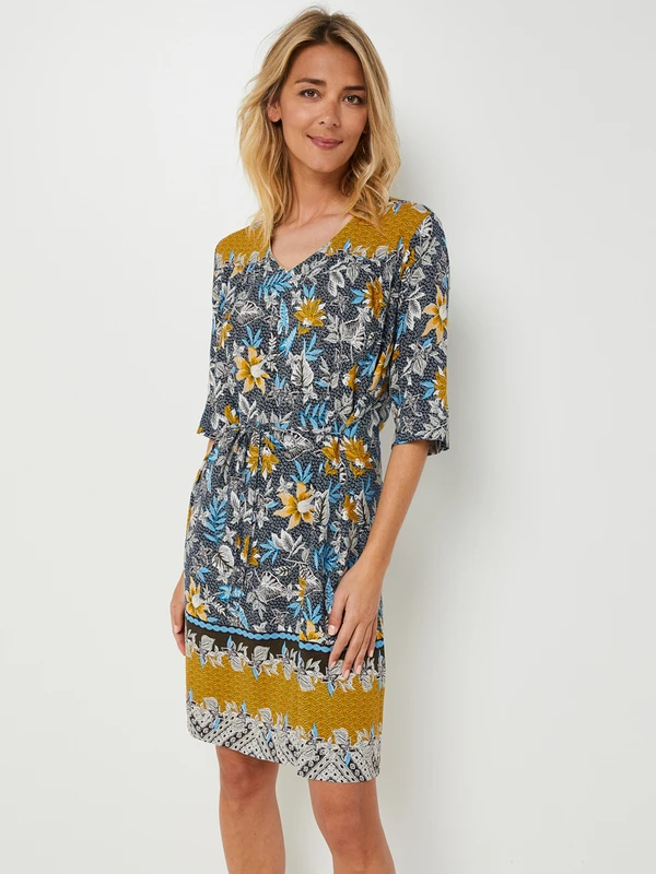 Robe Housse Imprimée - Bleu 1 Robe Housse Imprimée - Bleu