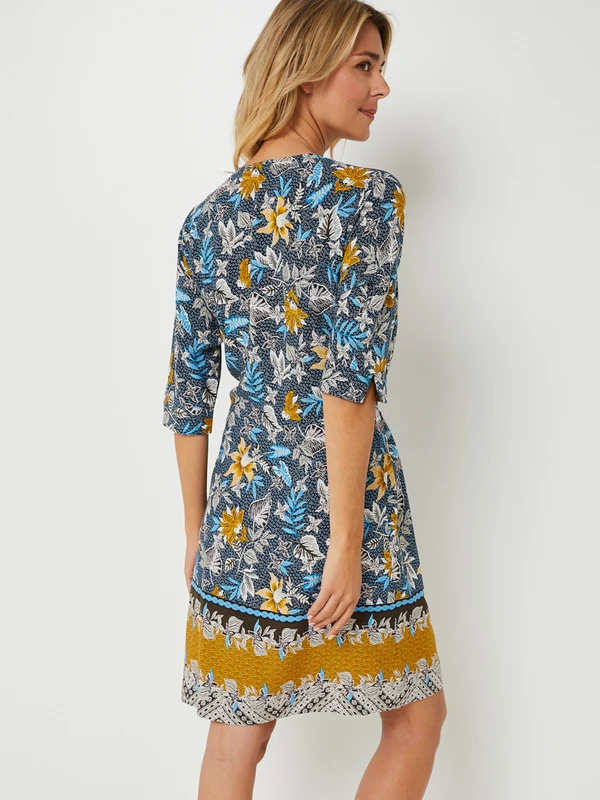 Robe Housse Imprimée - Bleu 2 Robe Housse Imprimée - Bleu – Image 2