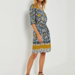 Robe Housse Imprimée - Bleu 6 Robe Housse Imprimée - Bleu -Promos Sublisca Magasin 001024944 001 V3 T4