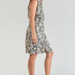 LE TEMPS DES CERISES Robe Droite Muna - ZEBRA -Promos Sublisca Magasin 001025220 001 V4 T4