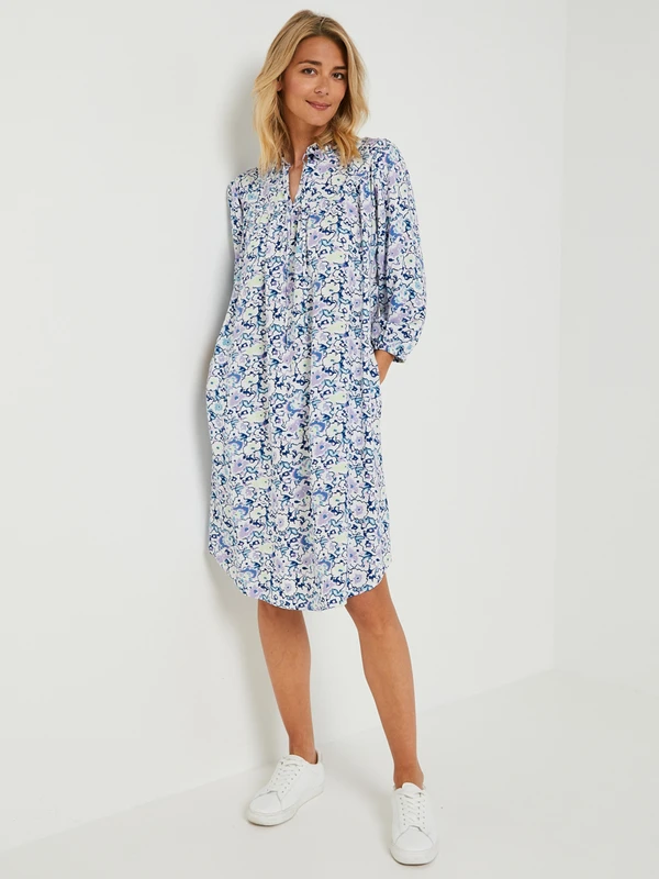 ESPRIT Robe Housse Imprimée - Blanc 3 ESPRIT Robe Housse Imprimée - Blanc – Image 3