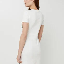 Desigual Robe Tee-shirt Avec Message - Blanc -Promos Sublisca Magasin 001025547 001 V2 T4