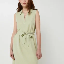 Vero Moda Robe Droite 100% Lyocell Uni - Vert